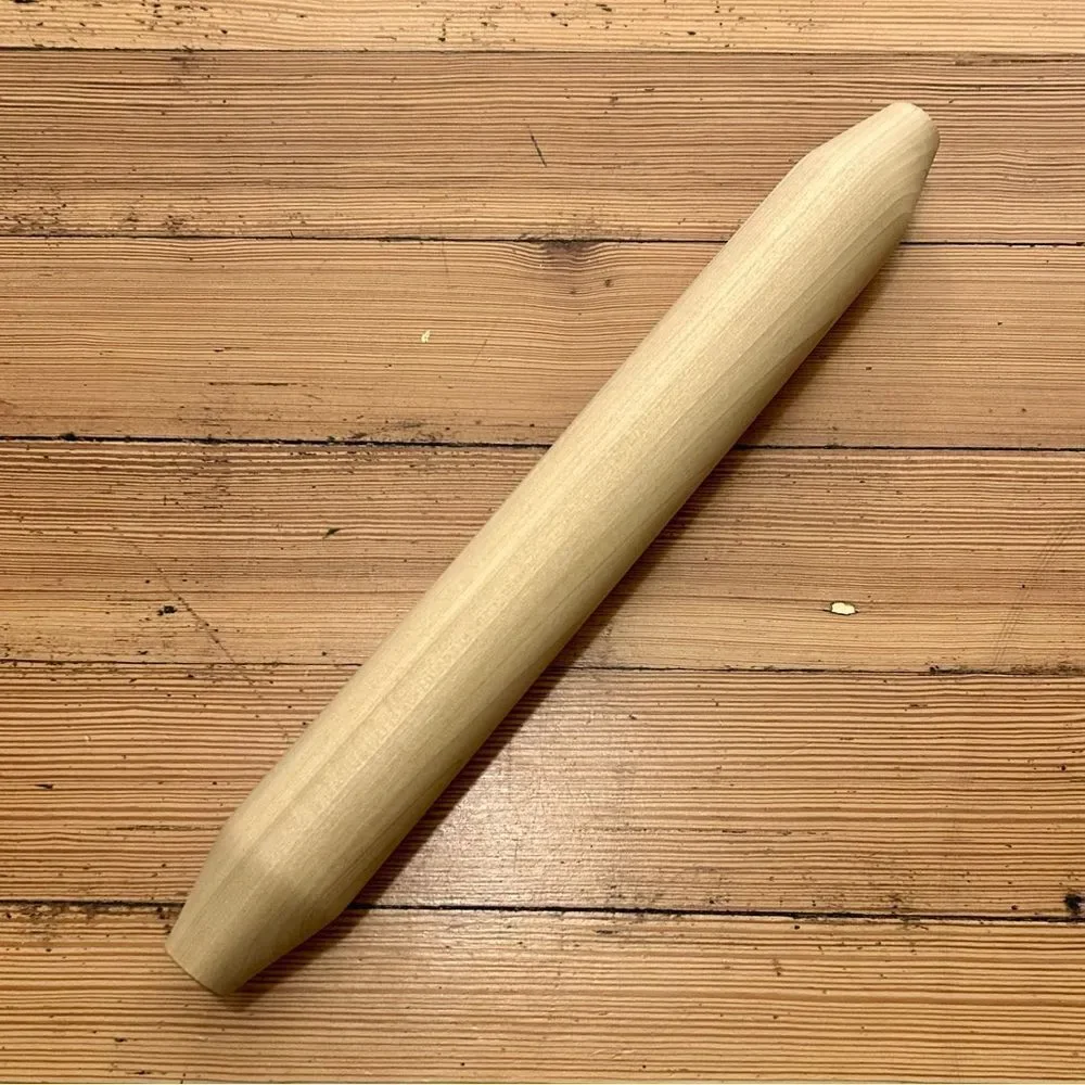 James Taylor Renewals Hand Crafted Poplar Wood French Style Rolling Pin. New.